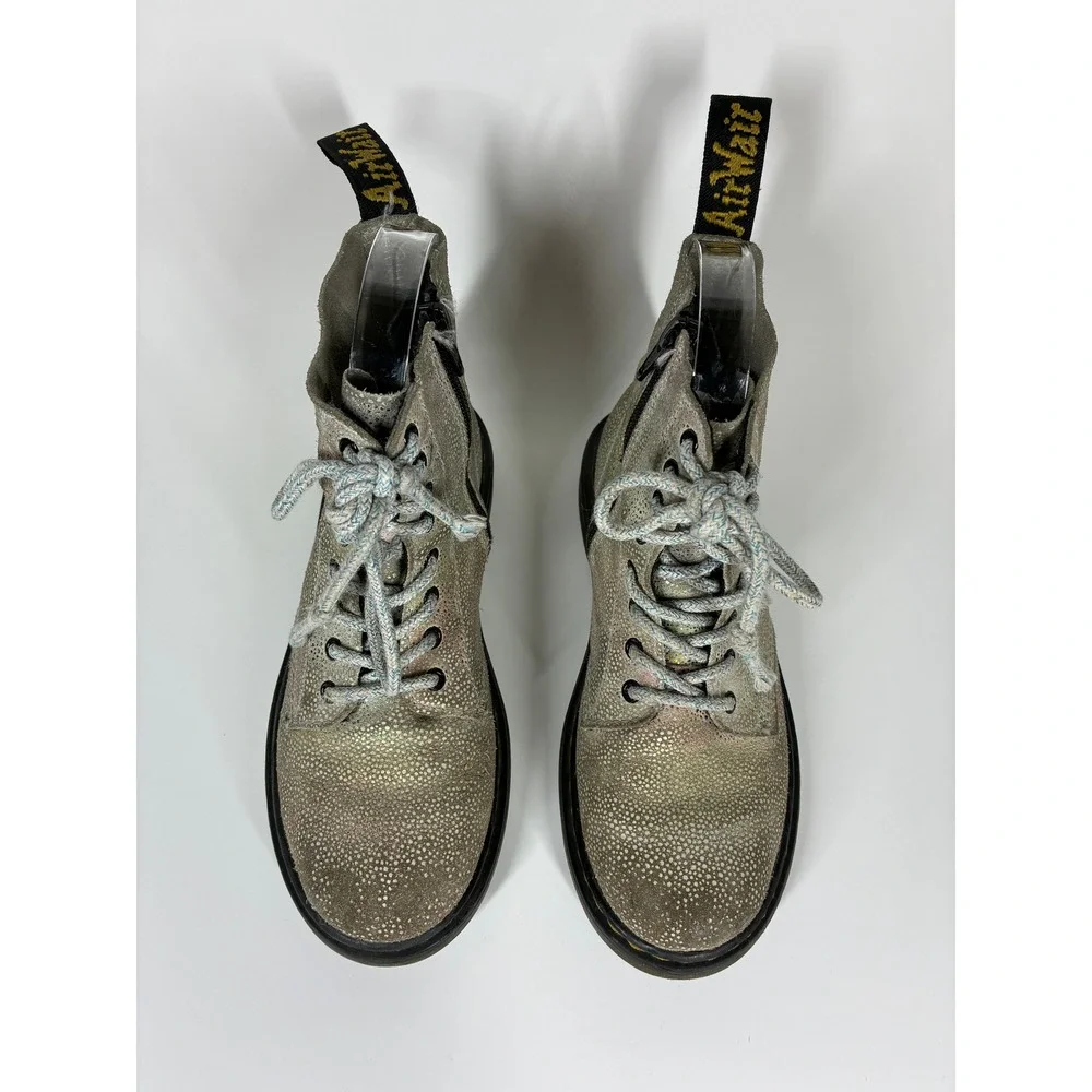 Dr. Martens 1460 Pascal J Iridescent Metallic Flecks Boots Kids Size 2 US 1 UK